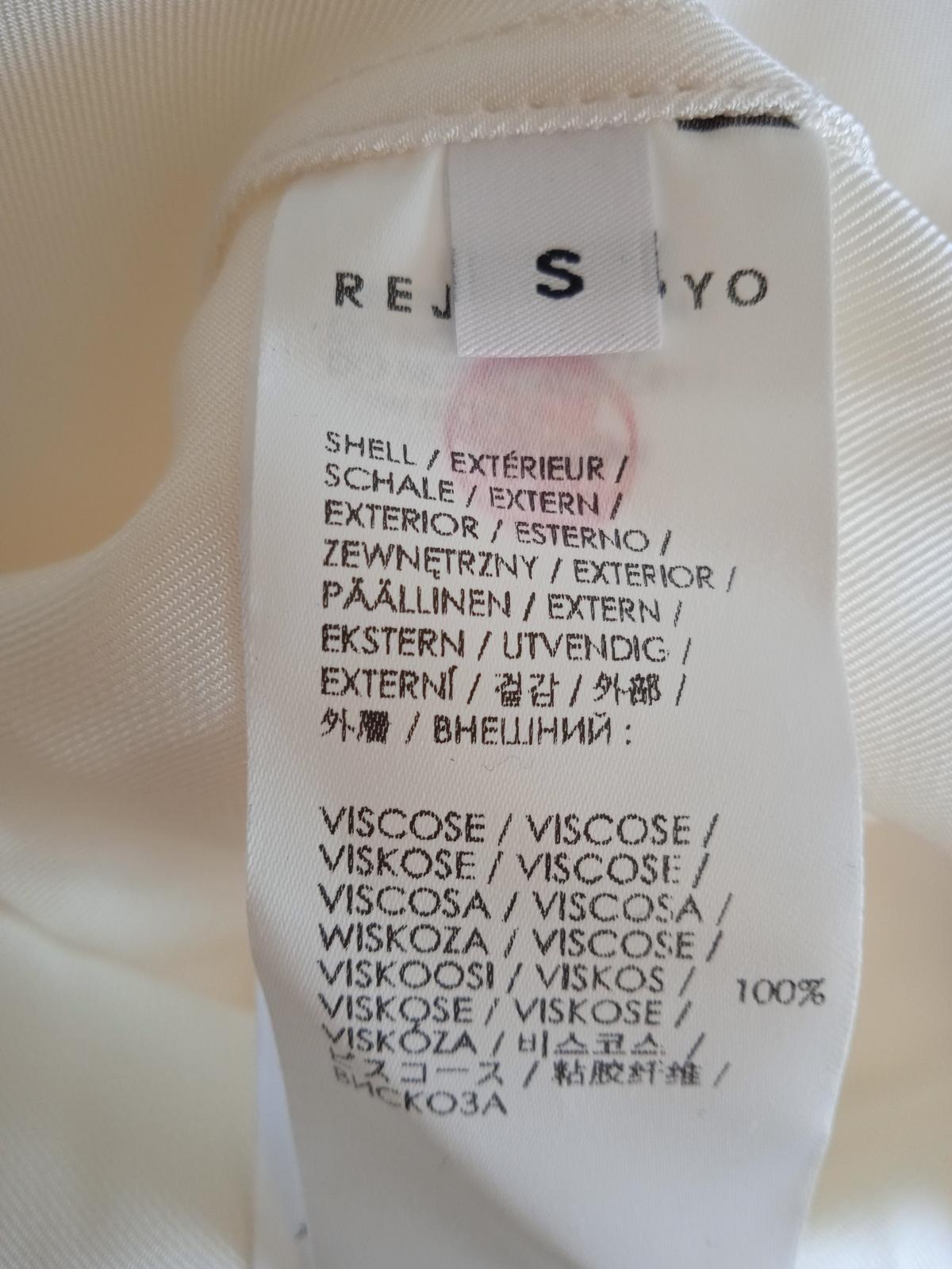 REJINA PYO Ladies Off-White Twill Long Sleeve Oversized Eden Shirts Size S NEW