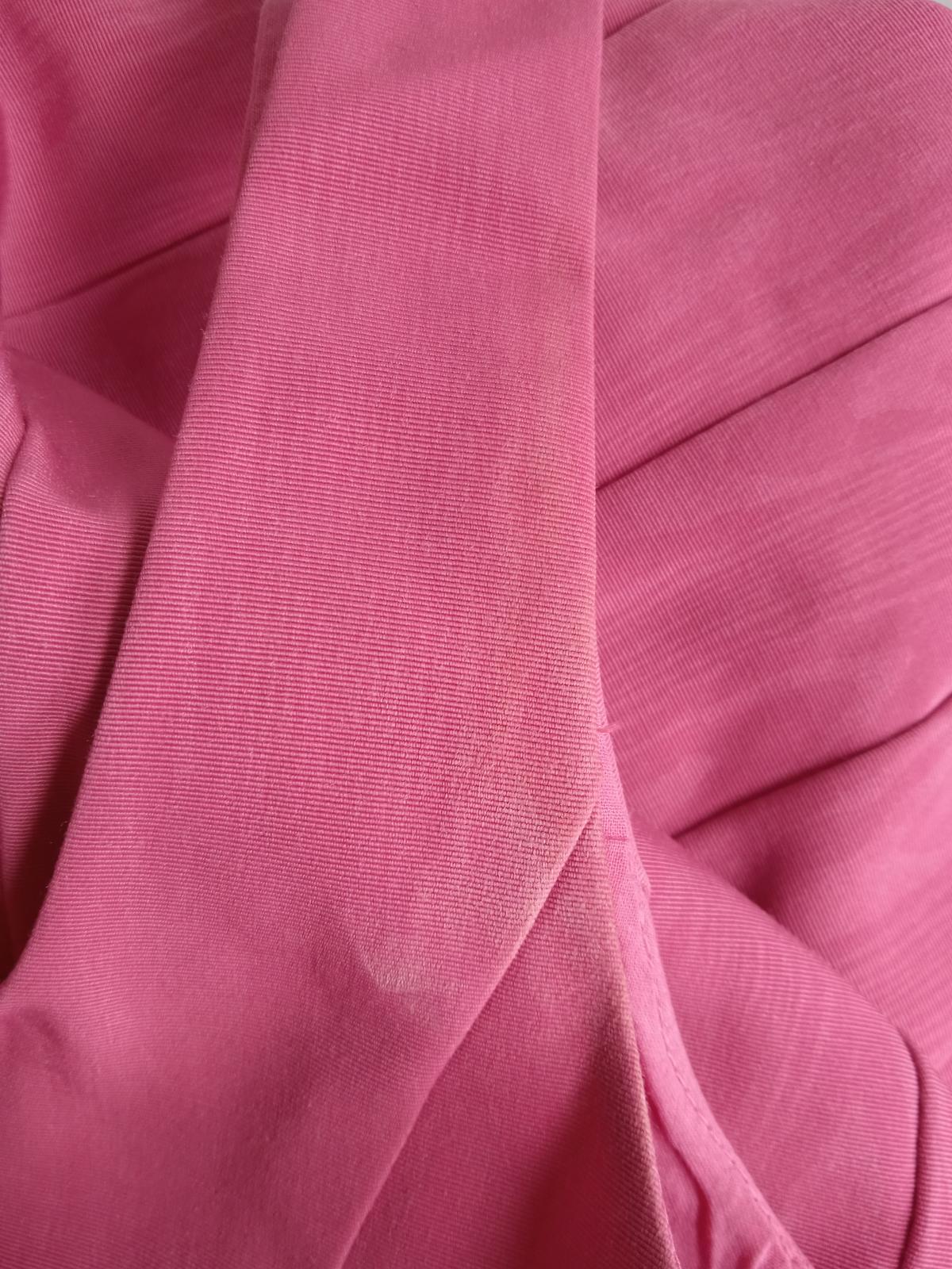 STAUD Ladies Pink Cotton Blend Square Neck Portrait Midi Dress Size US2 UK6 NEW