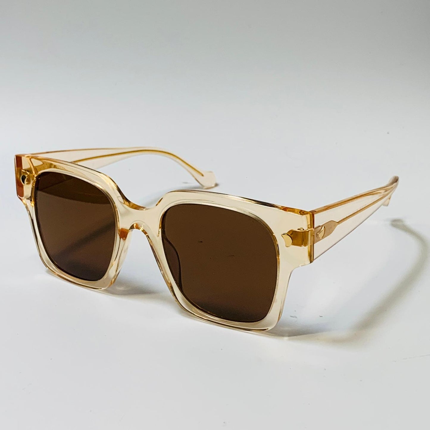 NANUSHKA Pink Ladies  Rectangular Shae Bio Plastic Retro Sunglasses NEW