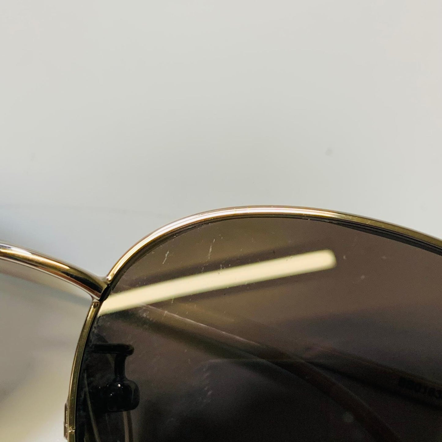 BALENCIAGA White Men's Metal Oval Double Framing Sunglasses NEW