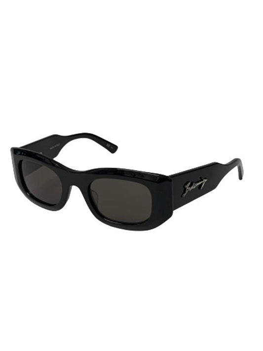 BALENCIAGA Black Men's  Rectangle Bold Thick Frame Sunglasses NEW