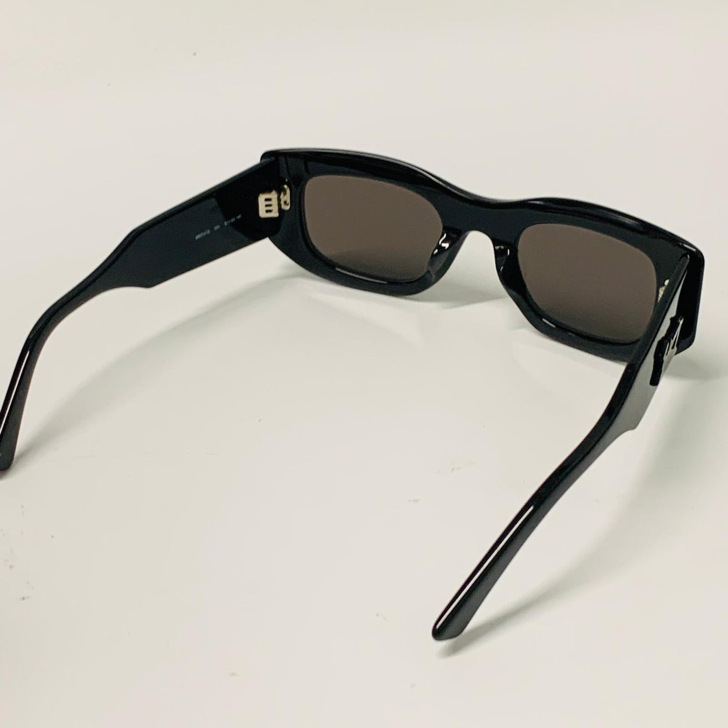 BALENCIAGA Black Men's  Rectangle Bold Thick Frame Sunglasses NEW
