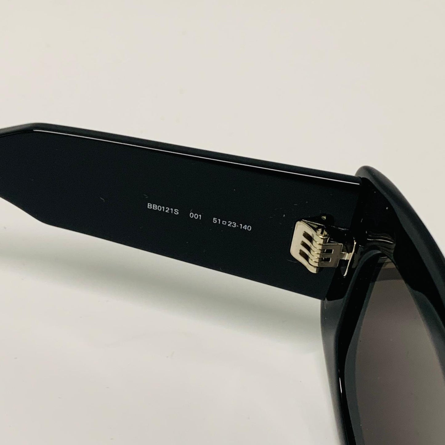 BALENCIAGA Black Men's  Rectangle Bold Thick Frame Sunglasses NEW