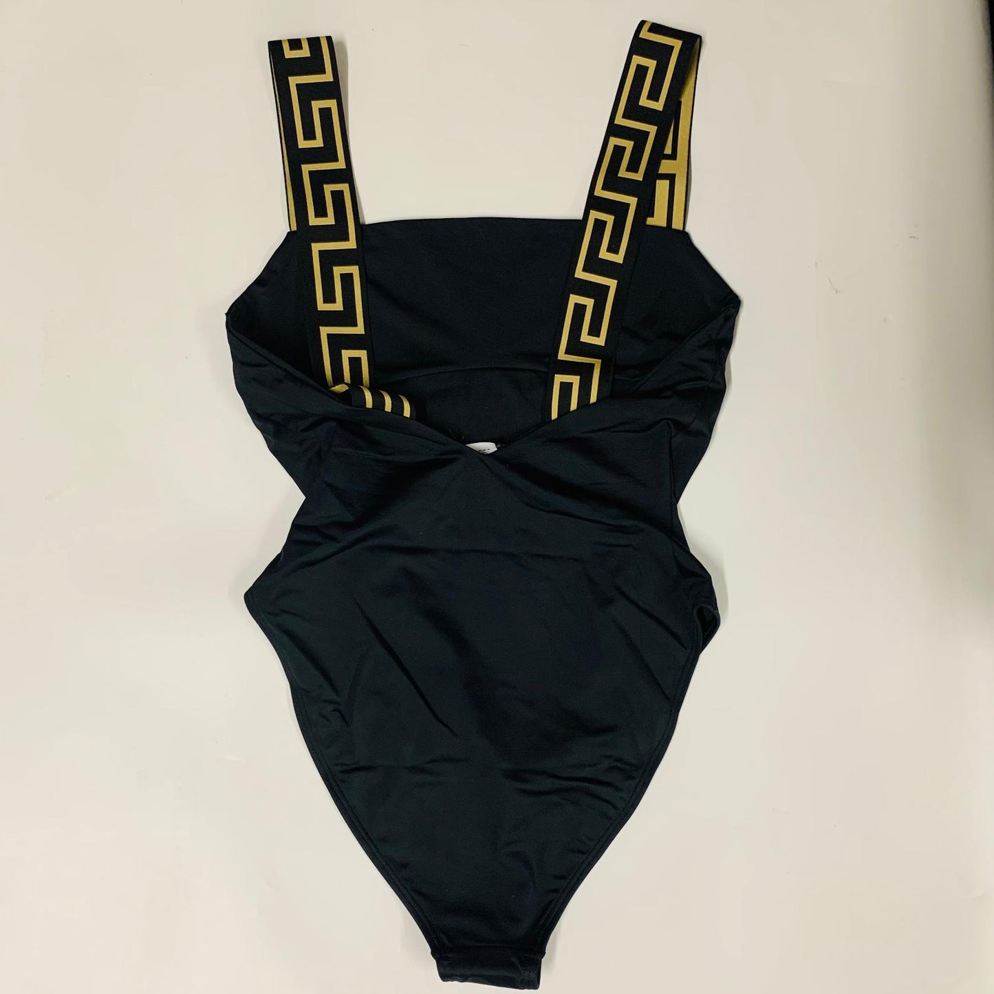 VERSACE Black Ladies  Swimming Costumes Bikini Medusa Greca Jacquard S NEW