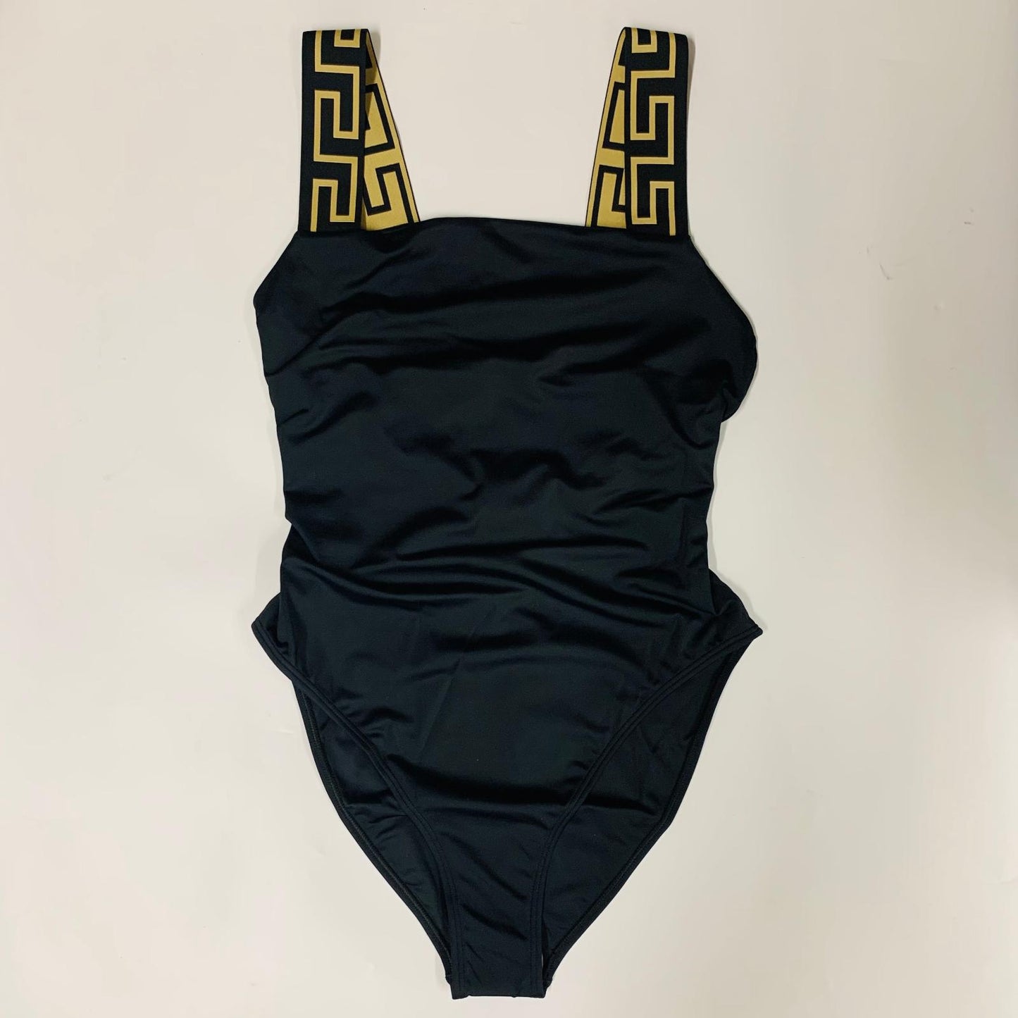 VERSACE Black Ladies  Swimming Costumes Bikini Medusa Greca Jacquard S NEW