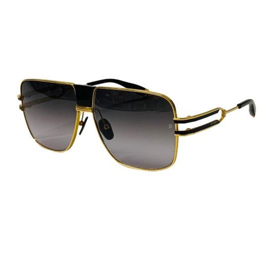 BALMAIN Gold Ladies Gold & Black Lens Classic Sunglasses  NEW