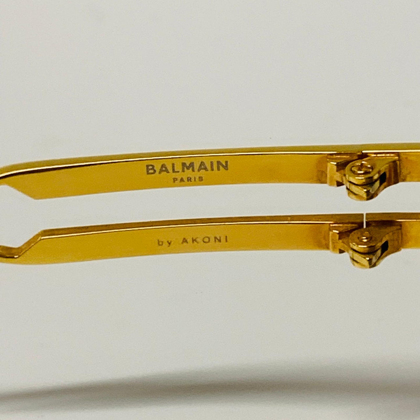 BALMAIN Gold Ladies Gold & Black Lens Classic Sunglasses  NEW