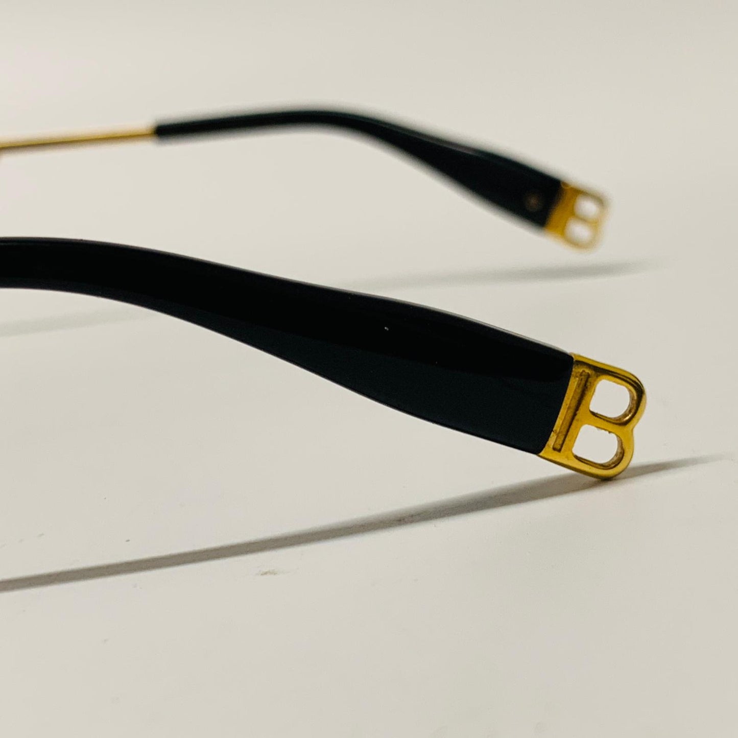 BALMAIN Gold Ladies Gold & Black Lens Classic Sunglasses  NEW