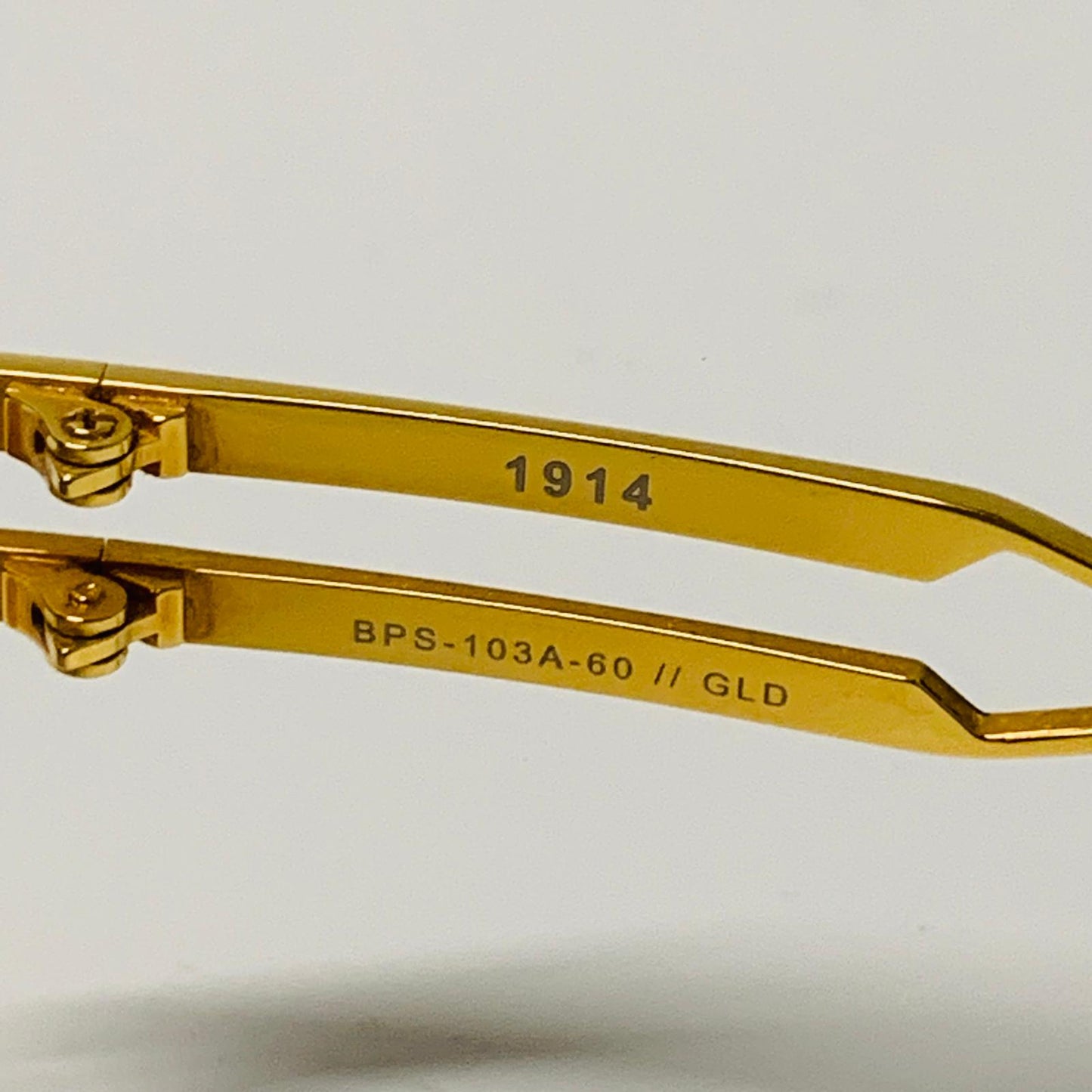 BALMAIN Gold Ladies Gold & Black Lens Classic Sunglasses  NEW
