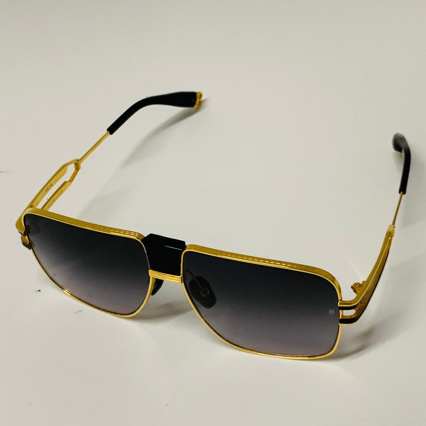 BALMAIN Gold Ladies Gold & Black Lens Classic Sunglasses  NEW