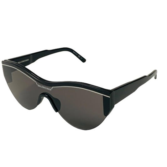 BALENCIAGA Black Ladies  Shield Sunglasses Sports Contrast Future NEW