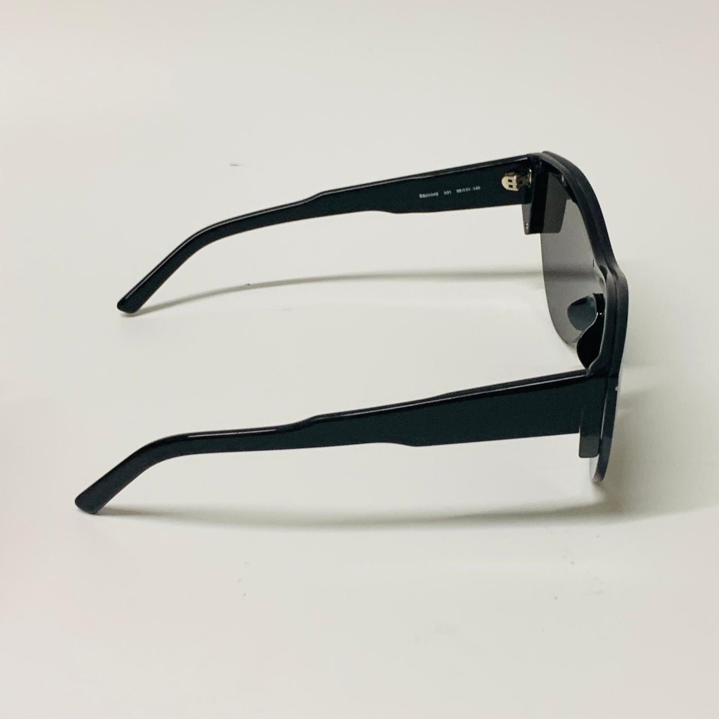 BALENCIAGA Black Ladies  Shield Sunglasses Sports Contrast Future NEW