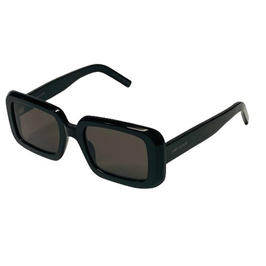 SAINT LAURENT Black Ladies  Rectangular Sunglasses Palace Flat Top NEW
