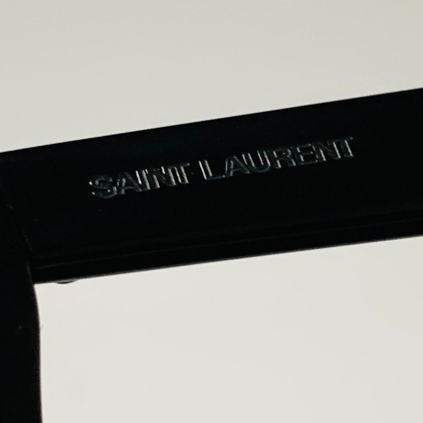 SAINT LAURENT Black Ladies  Cat Eye Sunglasses Bold Rim Dynamic NEW