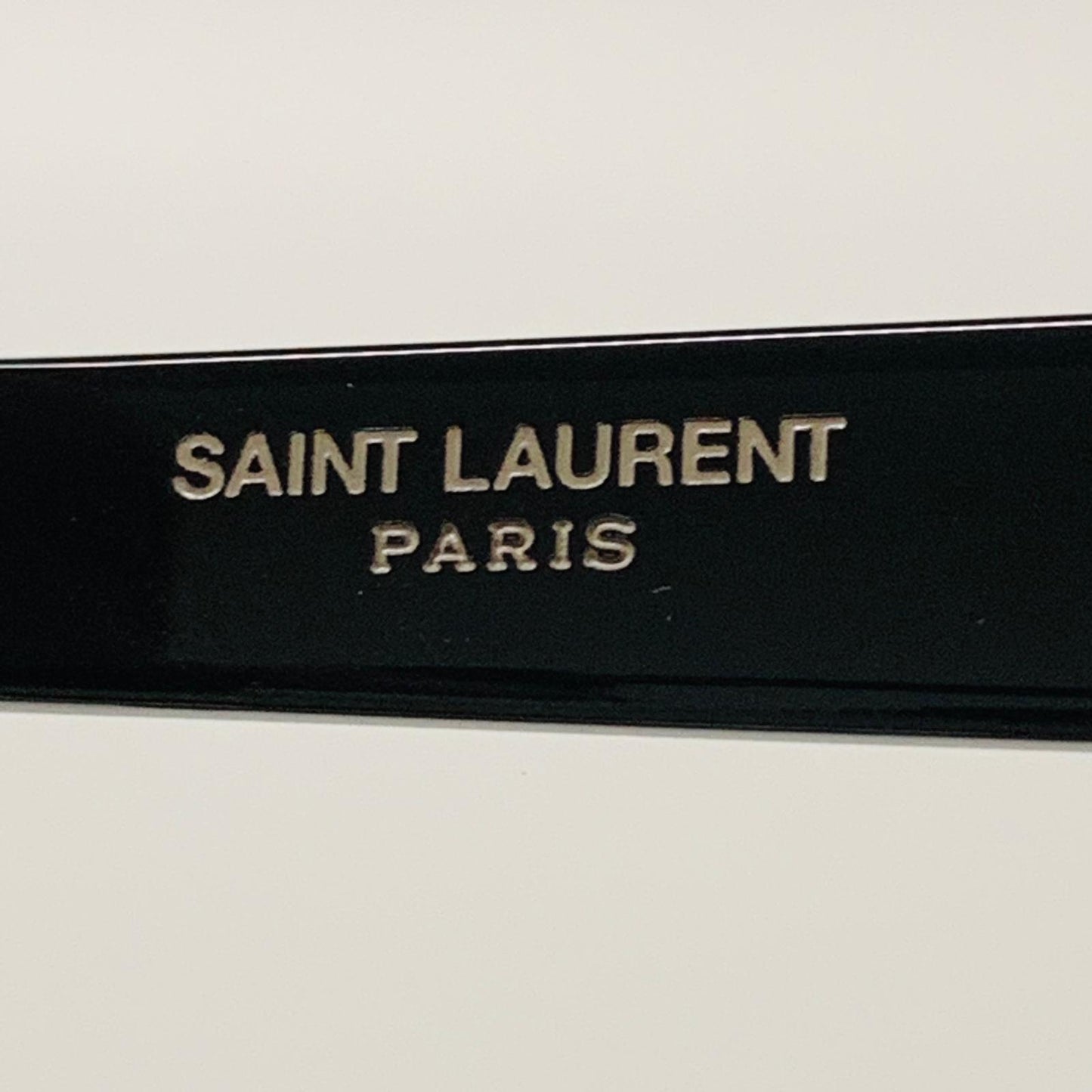 SAINT LAURENT Black Ladies  Cat Eye Sunglasses Bold Rim Dynamic NEW