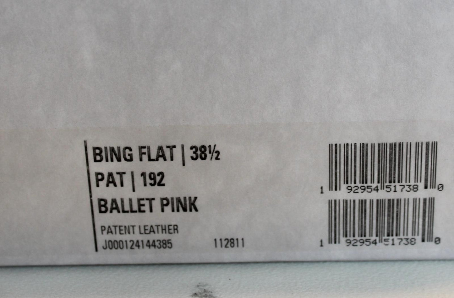 JIMMY CHOO Ladies Bing Flat Pink Patent Leather Crystal Mules EU38.5 UK5.5 NEW