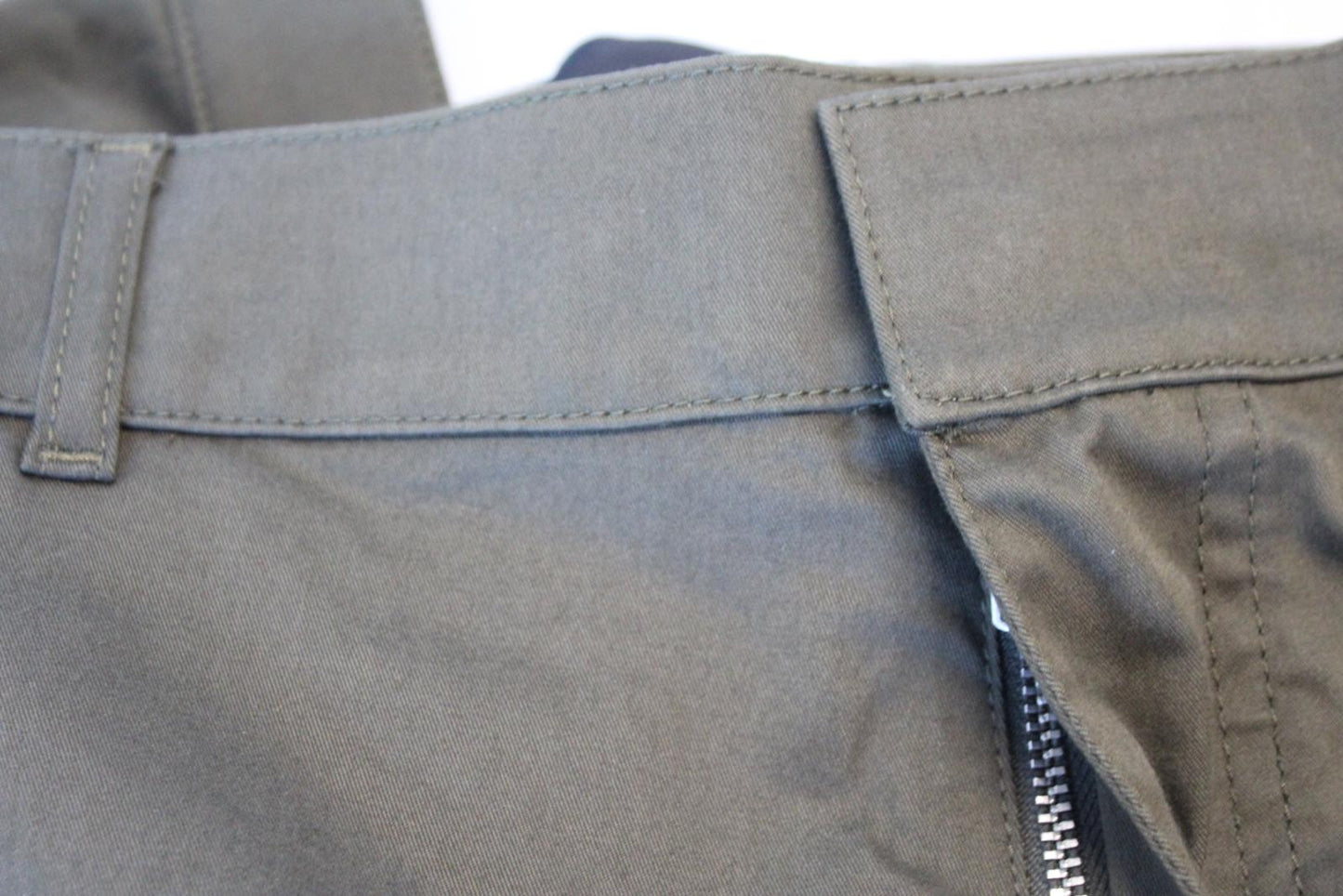 GIVENCHY Men's Dark Khaki Green Zip Detail Trousers EU50 UK40/M W34 L32 NEW