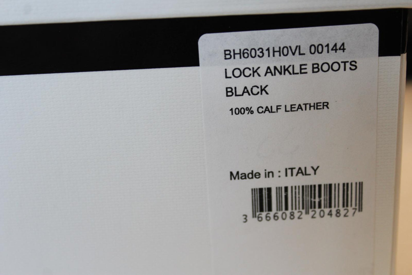 GIVENCHY Men's Black Leather Side Zip Padlock Ankle Boots EU44 UK10 NEW