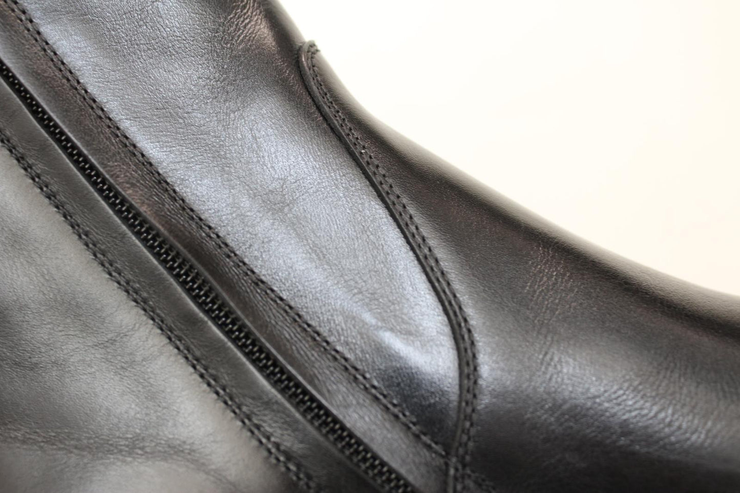 BALENCIAGA Ladies Cut 80 Black Leather Square Toe Ankle Boots EU37 UK4 NEW