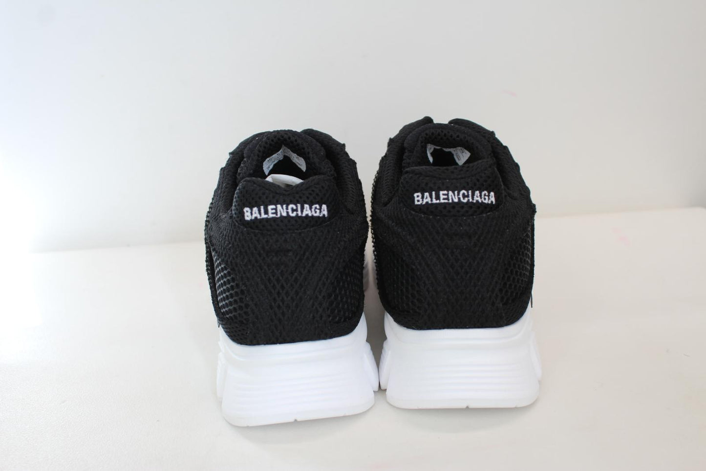 BALENCIAGA Men's Phantom Black White Mesh Trainers Sneakers EU44 UK10 NEW