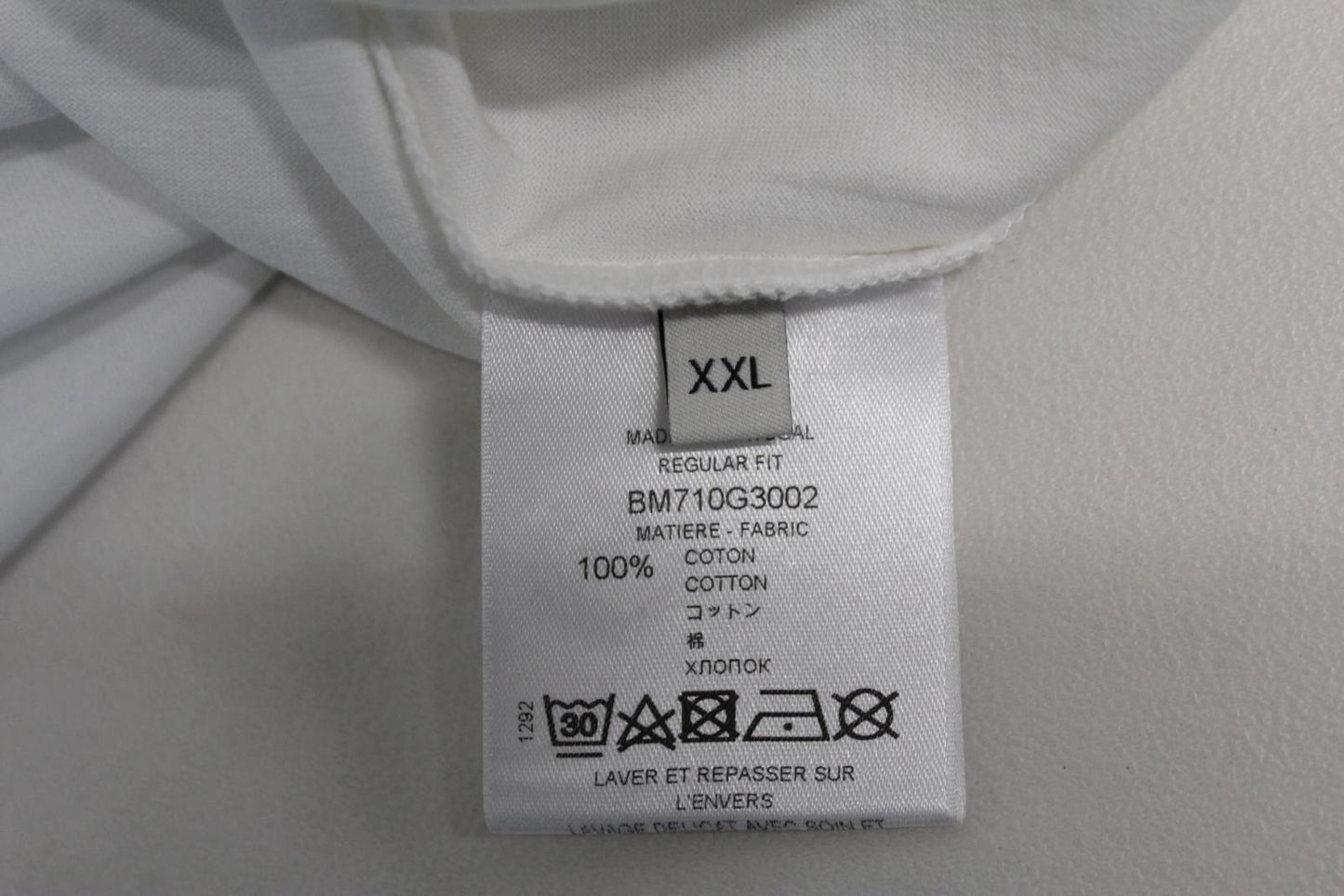 GIVENCHY Men's X Browns 50 Address Logo White Multi Cotton T-Shirt 2XL NEW
