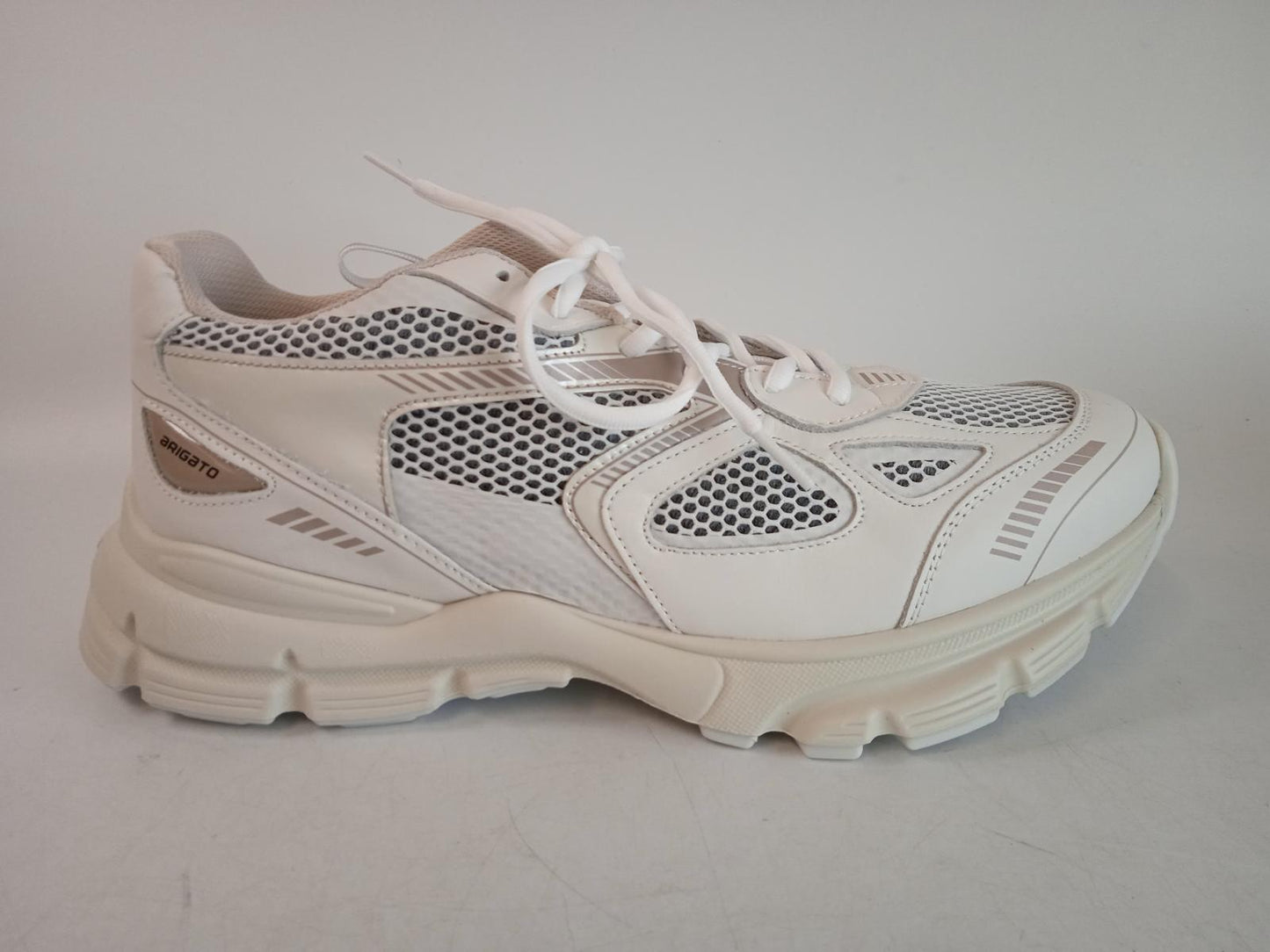 AXEL ARIGATO Men's White Leather Marathon Runner Trainers Size UK10 NEW