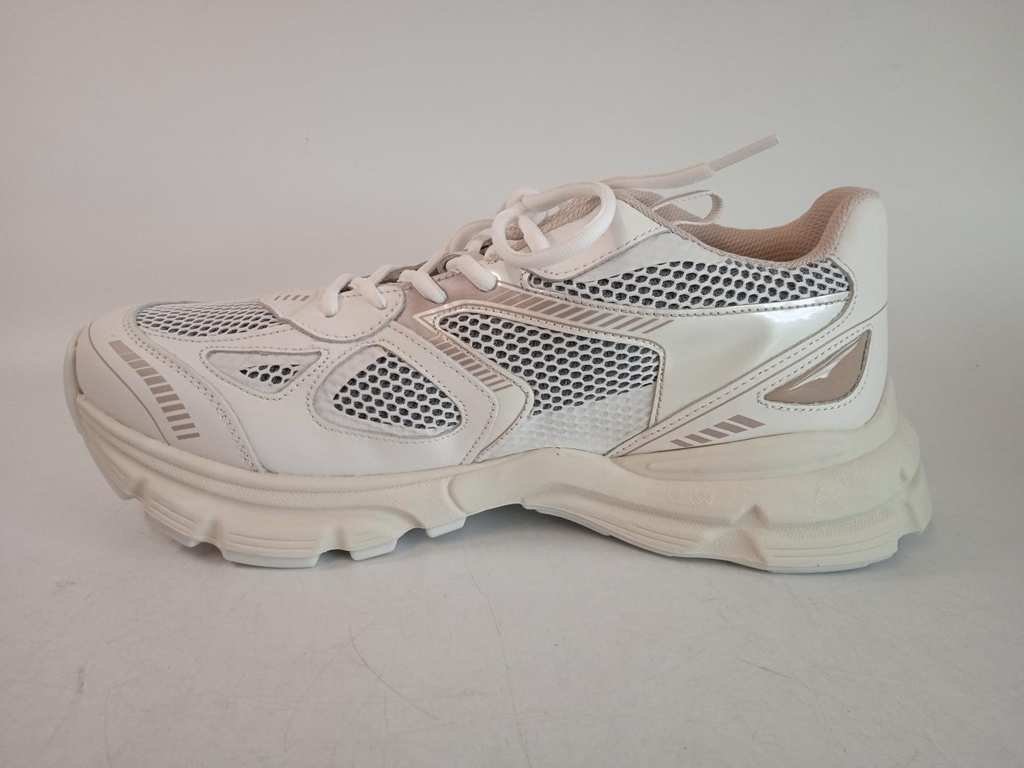 AXEL ARIGATO Men's White Leather Marathon Runner Trainers Size UK10 NEW
