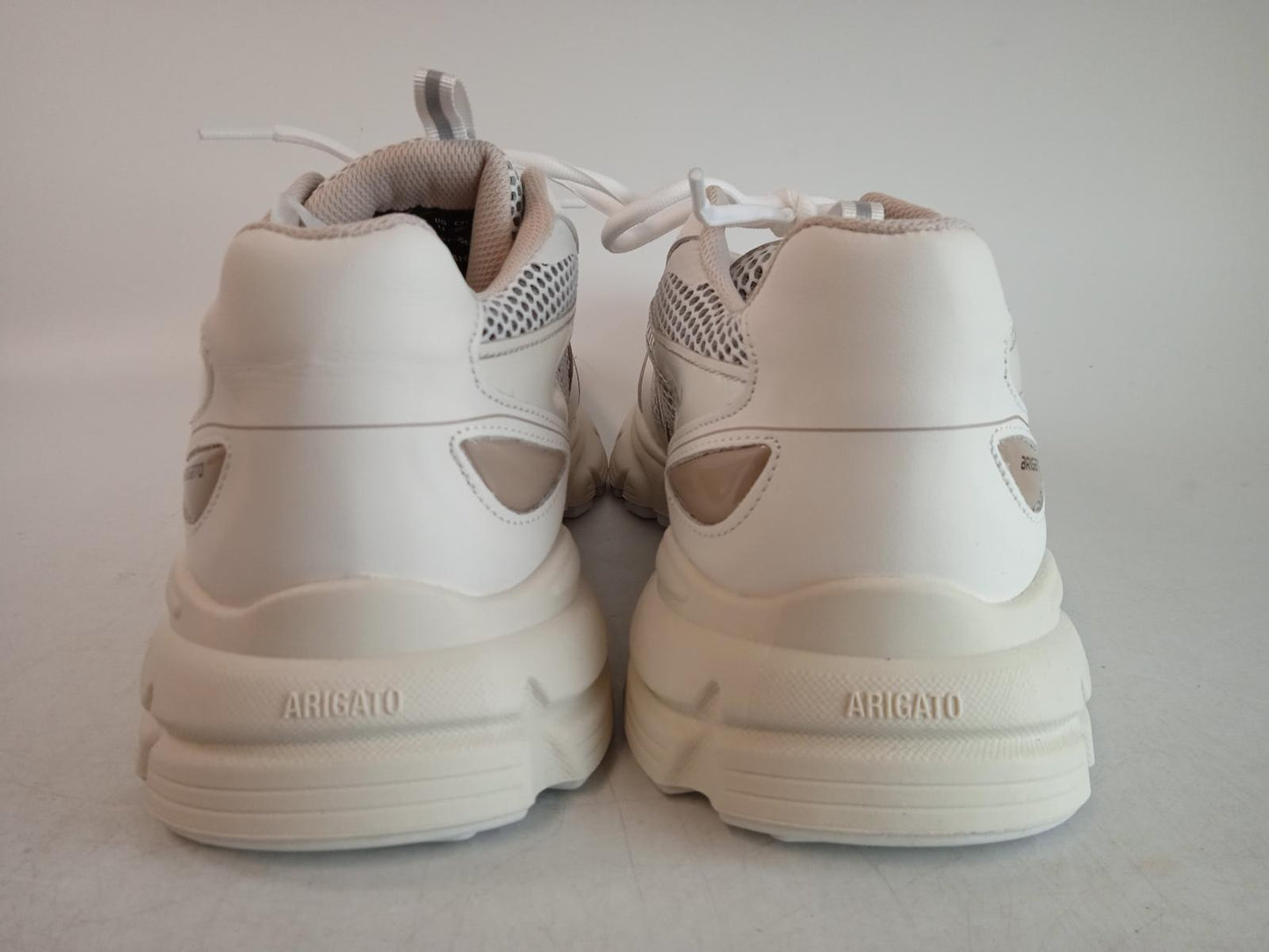 AXEL ARIGATO Men's White Leather Marathon Runner Trainers Size UK10 NEW