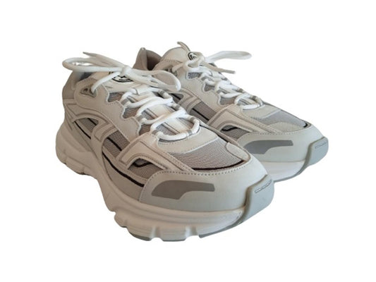AXEL ARIGATO Men's White & Grey Leather Marathon R-Trail Runner Trainers UK9 NEW