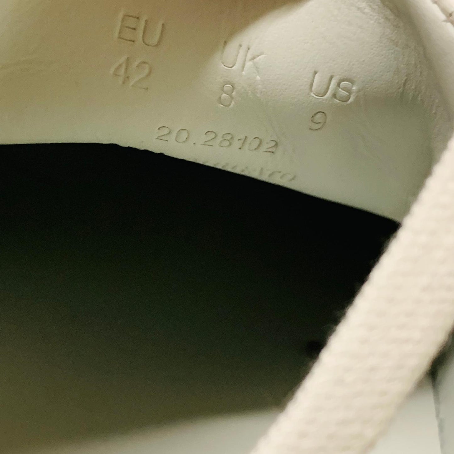 AXEL ARIGATO Men's White Clean Leather Trainer Classic Sneaker Leather UK8 NEW