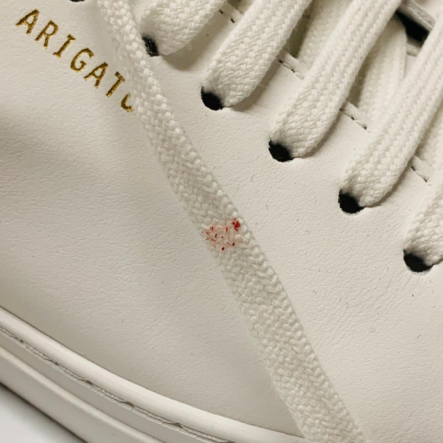 AXEL ARIGATO Men's White Clean Leather Trainer Classic Sneaker Leather UK8 NEW
