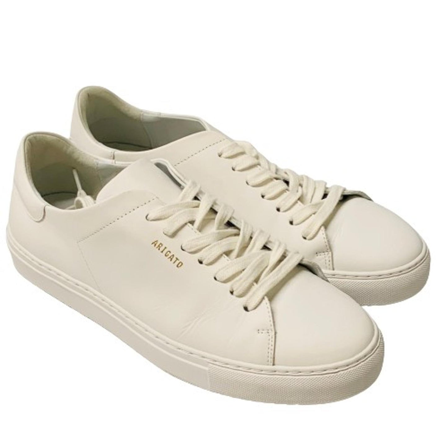 AXEL ARIGATO Men's White Clean 90 Sneaker Leather Trainer Lace Classic UK7 NEW