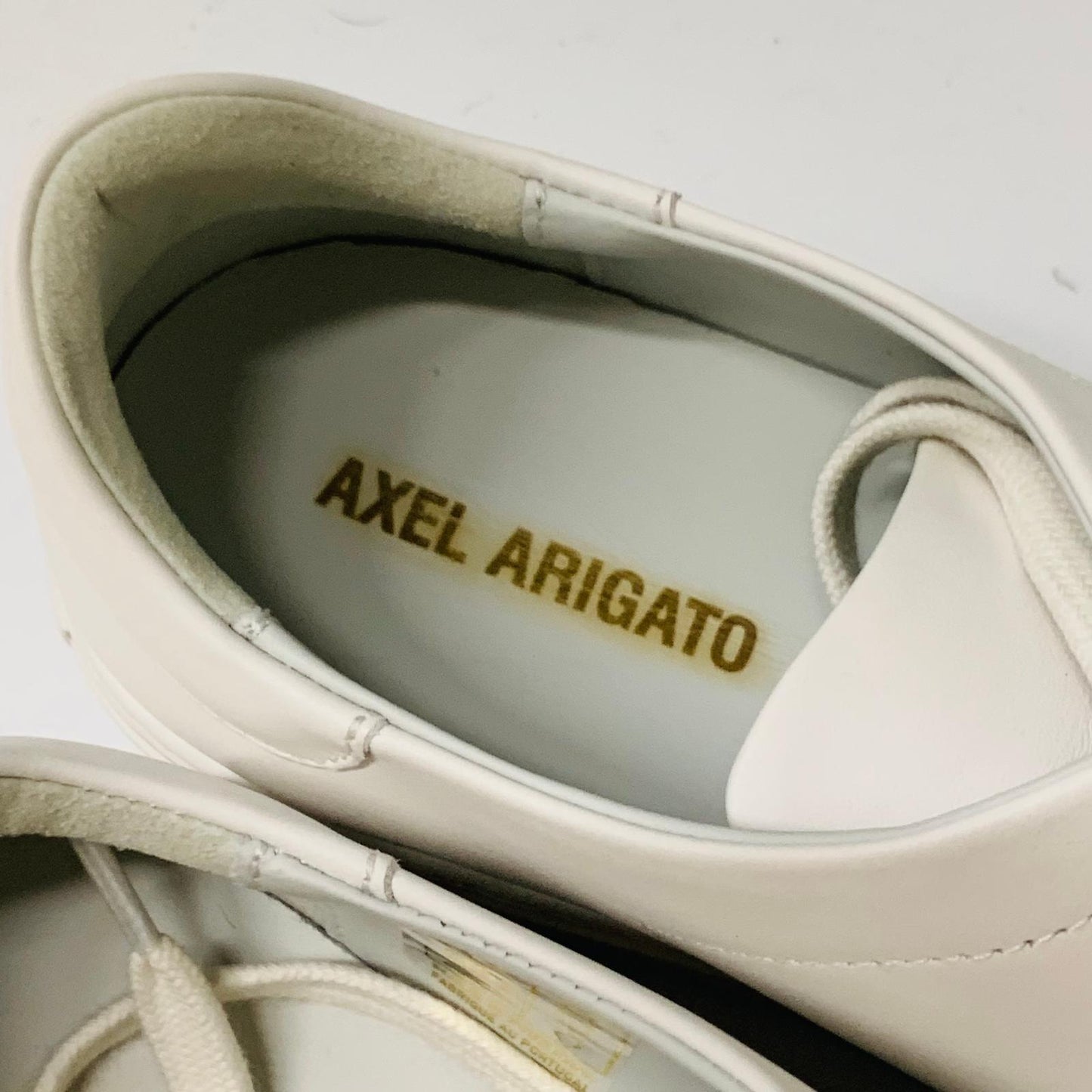 AXEL ARIGATO Men's White Clean 90 Sneaker Leather Trainer Lace Classic UK7 NEW