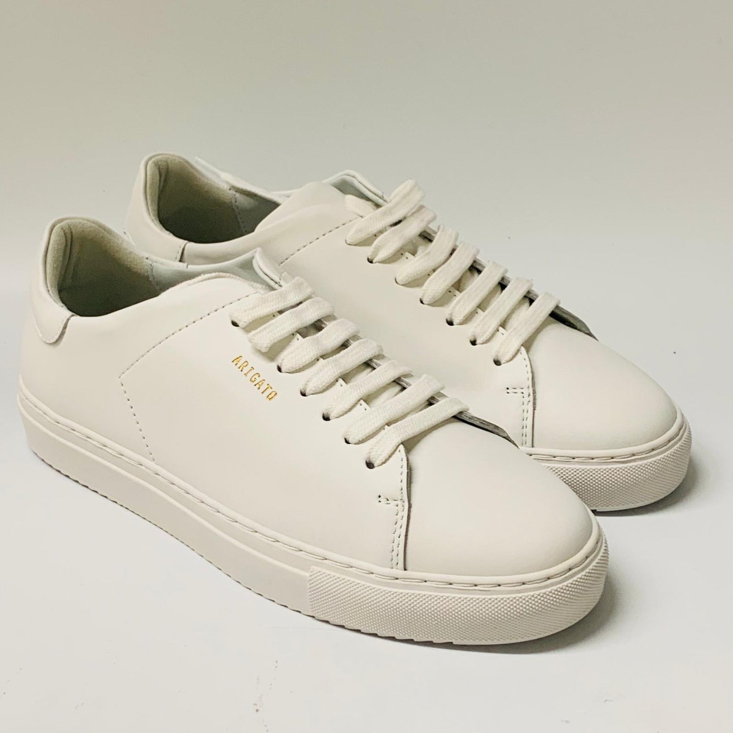 AXEL ARIGATO Men's White Leather Trainer Sneaker Lace Clean 90 UK6.5 NEW
