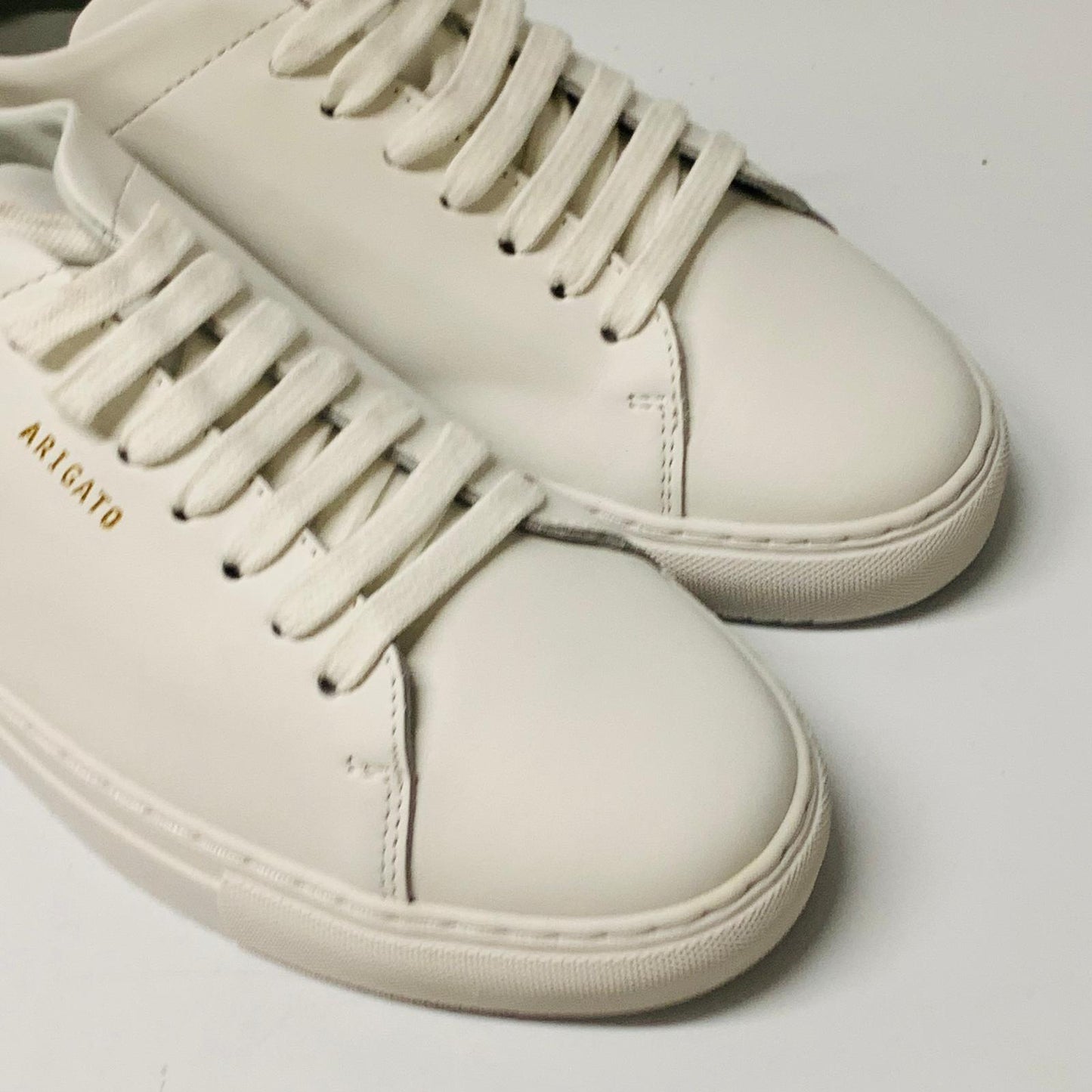 AXEL ARIGATO Men's White Leather Trainer Sneaker Lace Clean 90 UK6.5 NEW