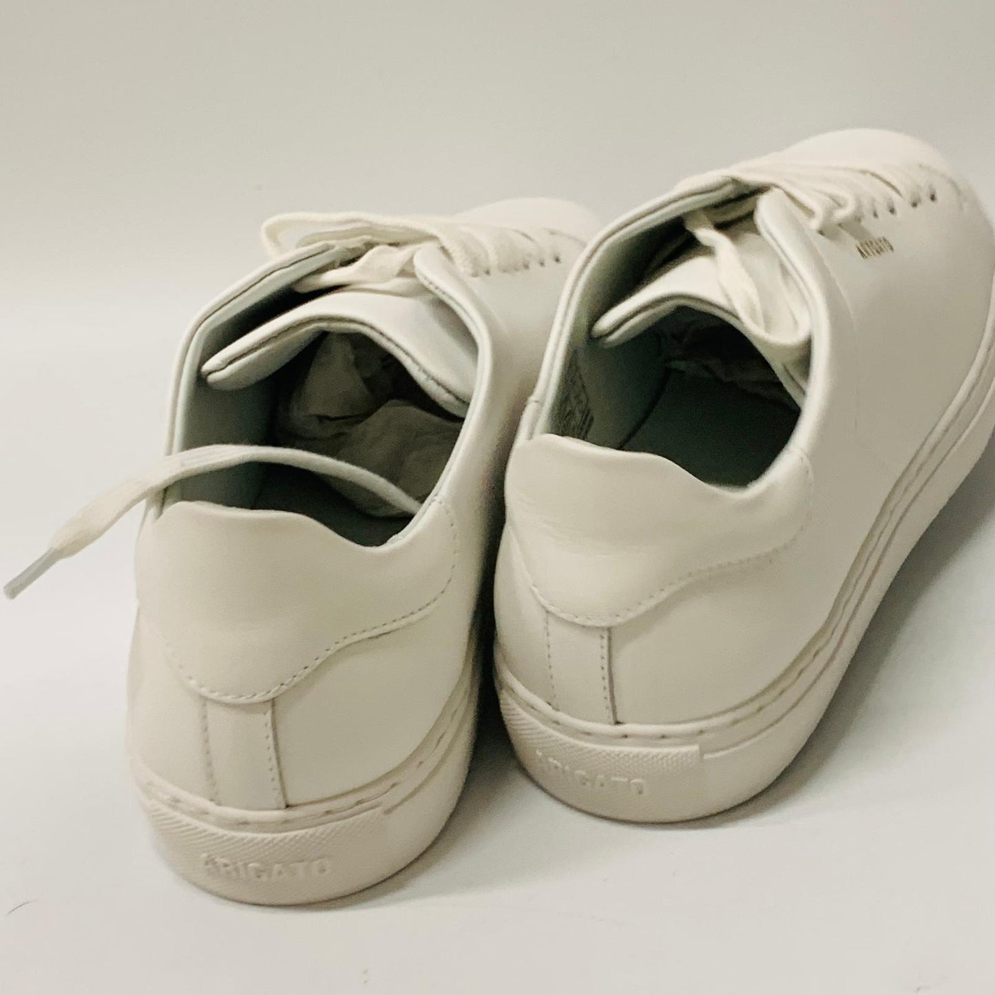 AXEL ARIGATO Men's White Leather Trainer Sneaker Lace Clean 90 UK6.5 NEW
