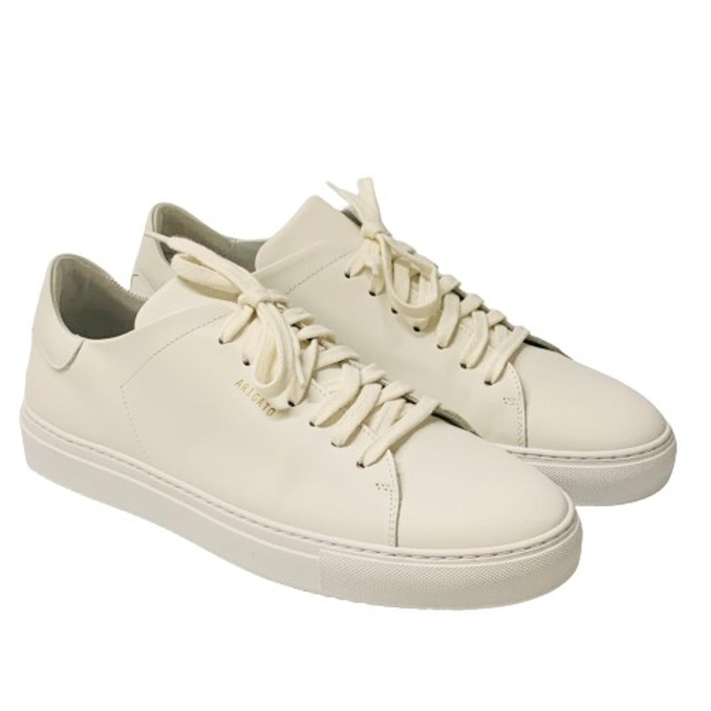 AXEL ARIGATO Men's White Leather Trainer Sneaker Lace Clean 90 UK9 NEW
