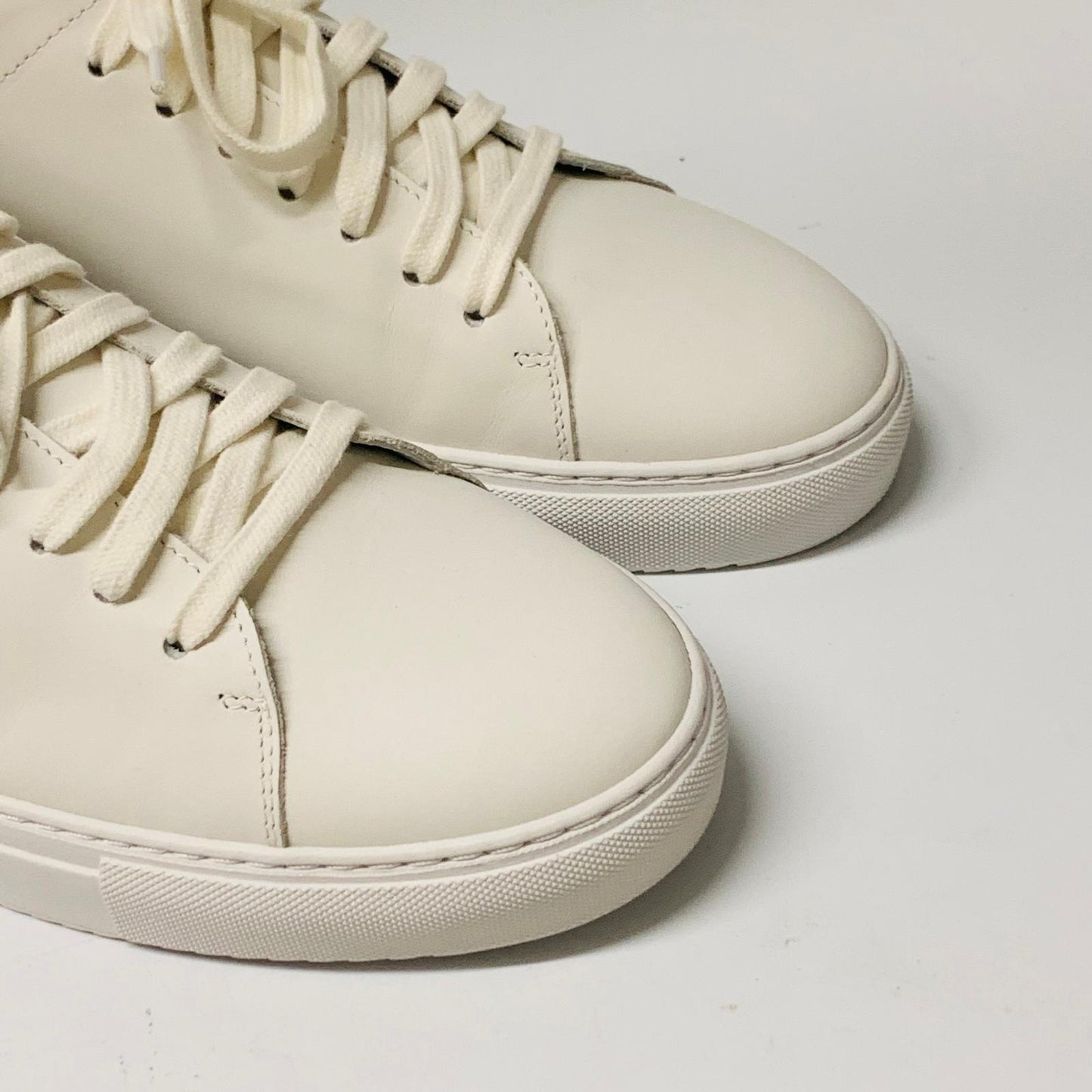 AXEL ARIGATO Men's White Leather Trainer Sneaker Lace Clean 90 UK9 NEW