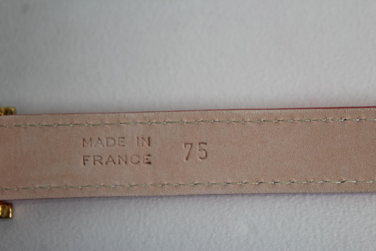 BALMAIN Ladies High Summer Capsule B Logo Pink Adjustable 2cm Belt 75/XS NEW
