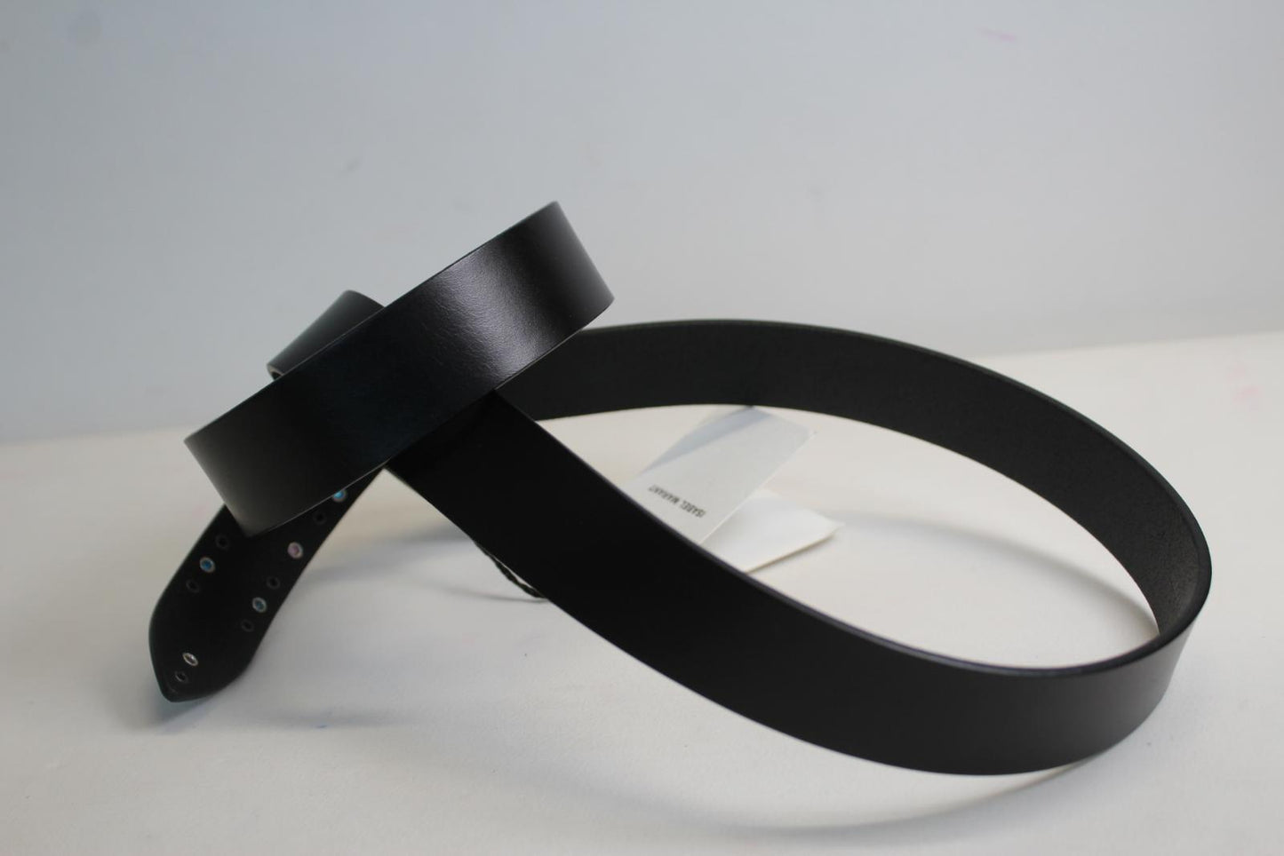 ISABEL MARANT Ladies Ceinture Leece Black Multi Leather Embellished Belt M NEW