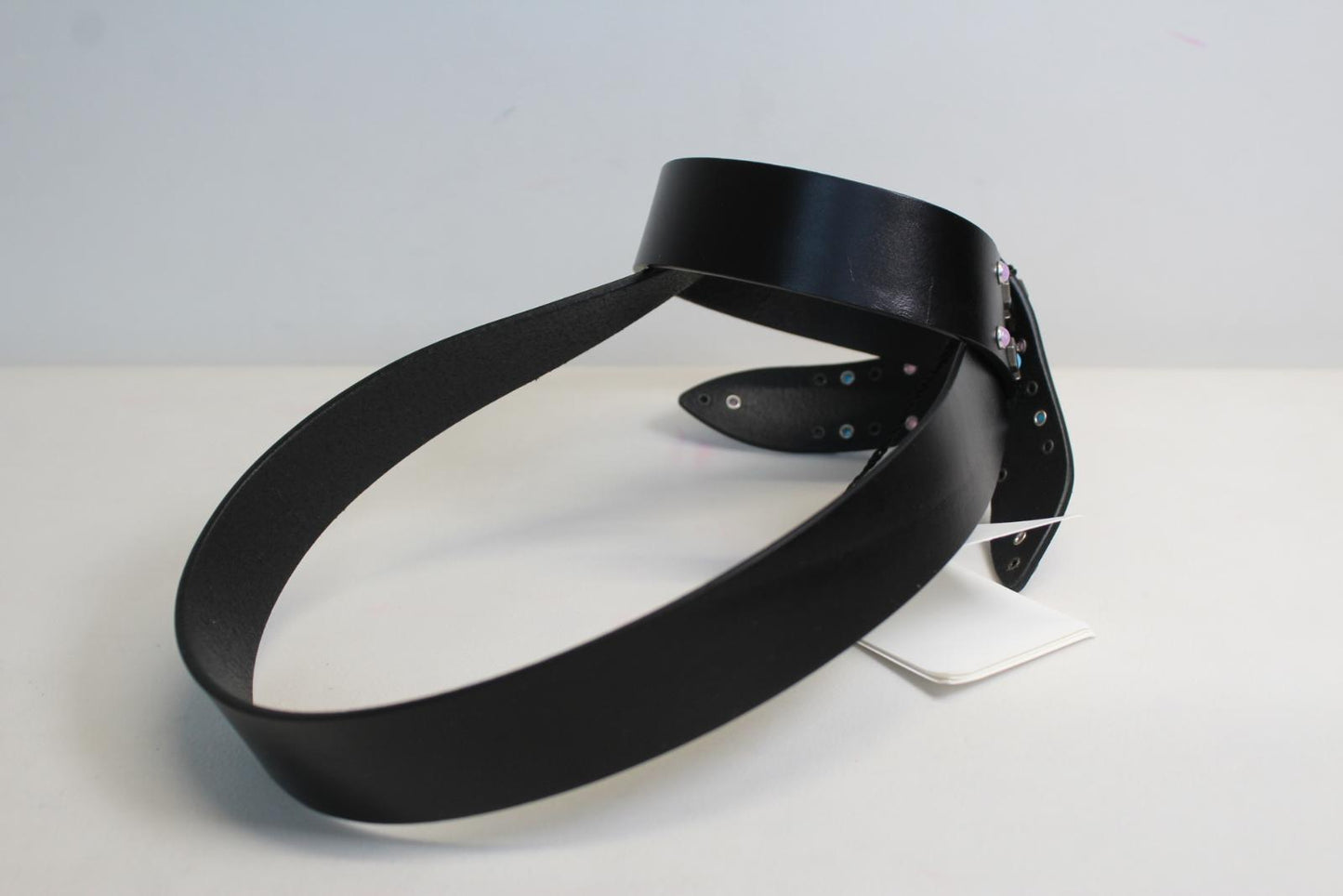 ISABEL MARANT Ladies Ceinture Leece Black Multi Leather Embellished Belt M NEW
