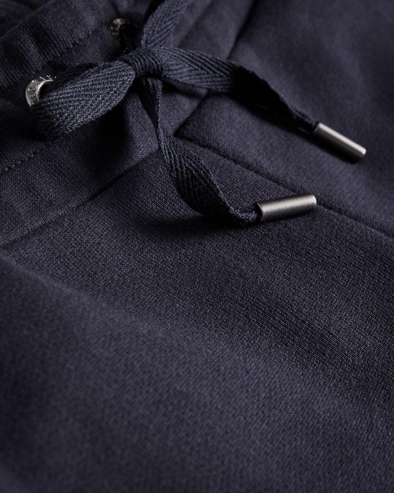 TED BAKER Welda Navy Blue Cotton Flower Patch Jogger Trousers (1) UK8 BNWT