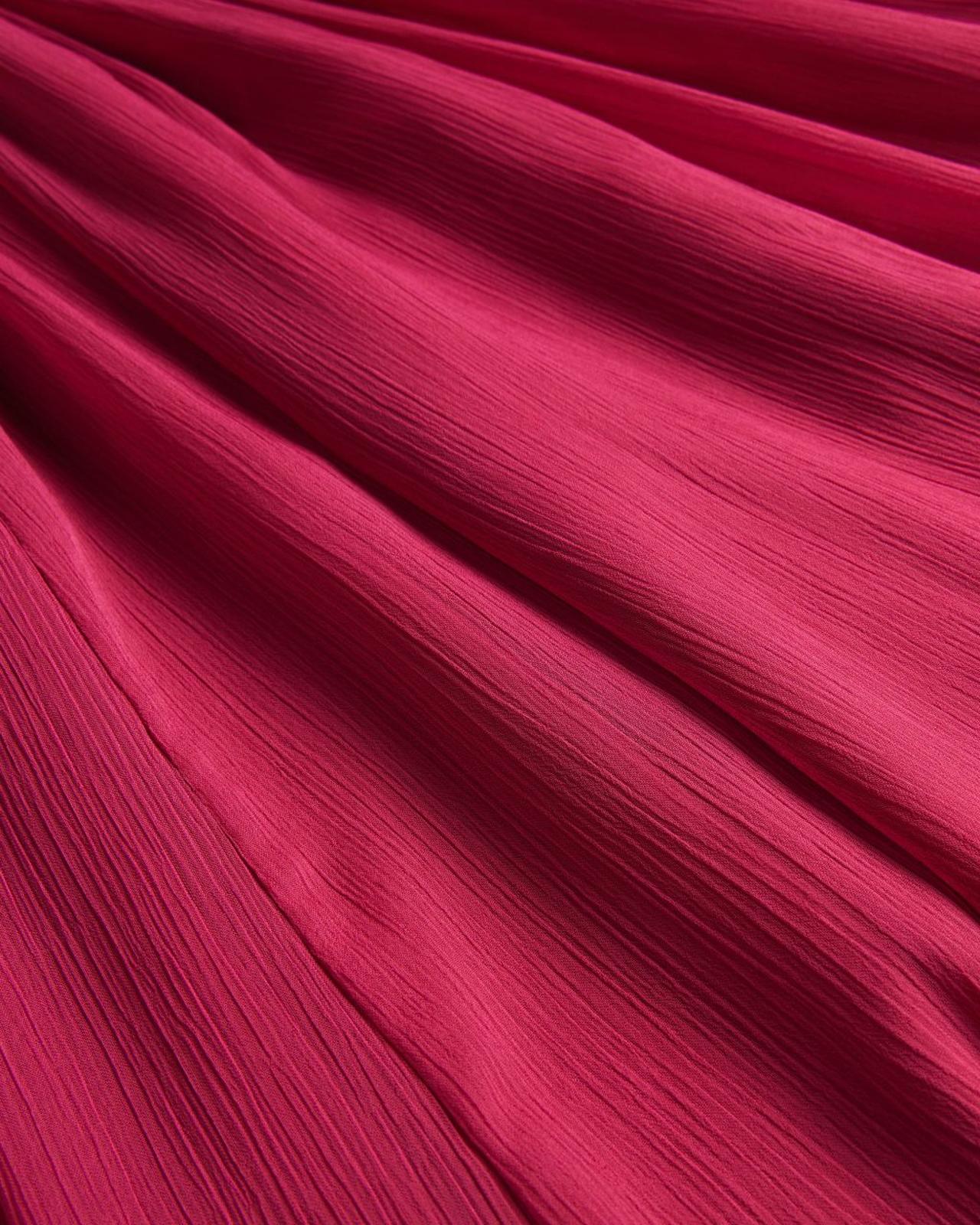 TED BAKER Paigei Deep Pink Rope Could Shoulder Detail Mini Dress (1) UK8 BNWT