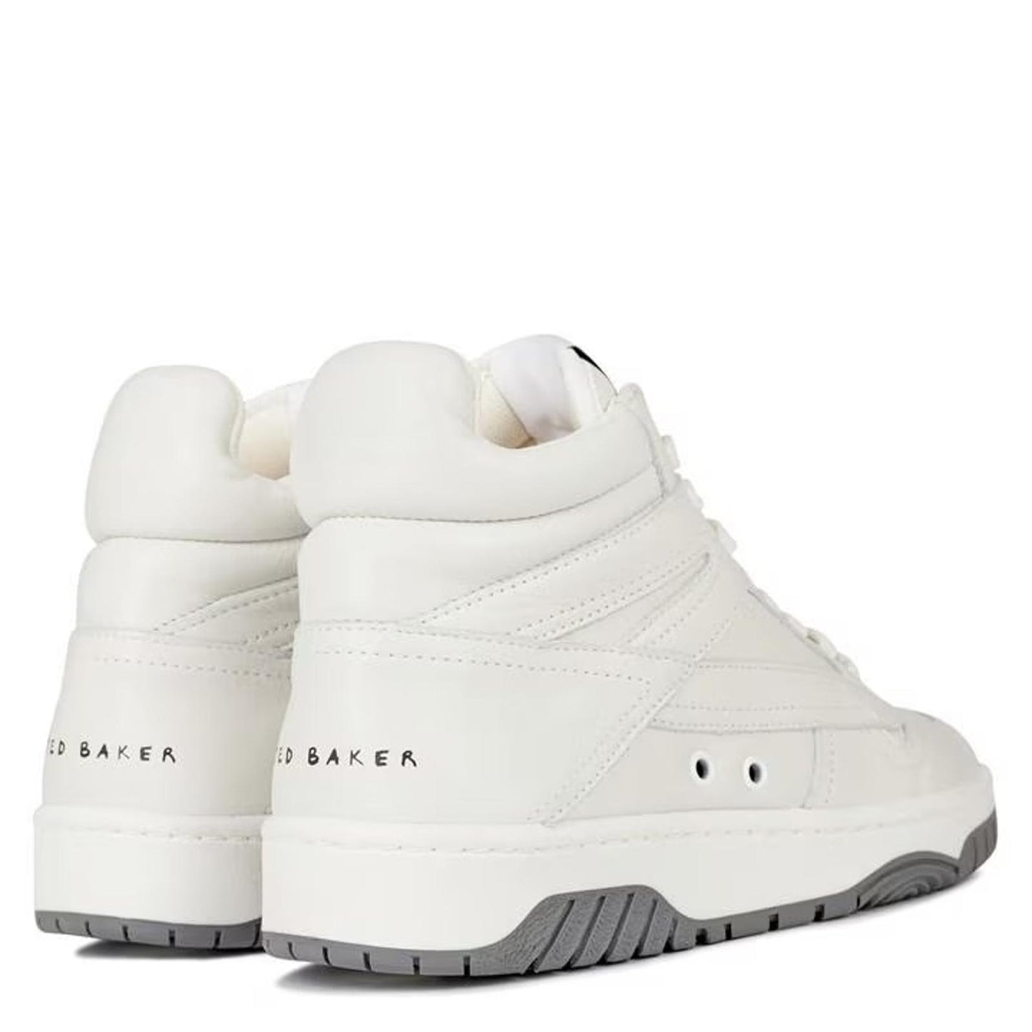 TED BAKER Rofiah Ladies Ercu Beige Hi-Top Leather Sneaker Trainers EU36 UK3 BNIB
