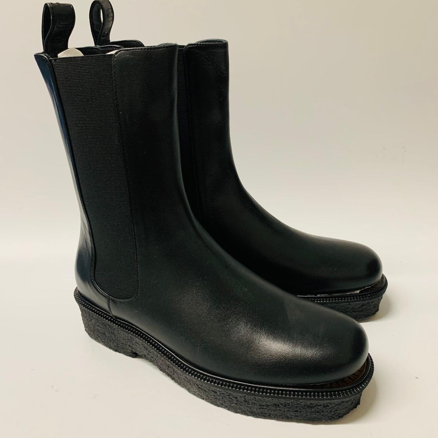 STAUD Ladies Black Palamino Gusset Chelsea Combat Bootie Boot Leather UK6 NEW