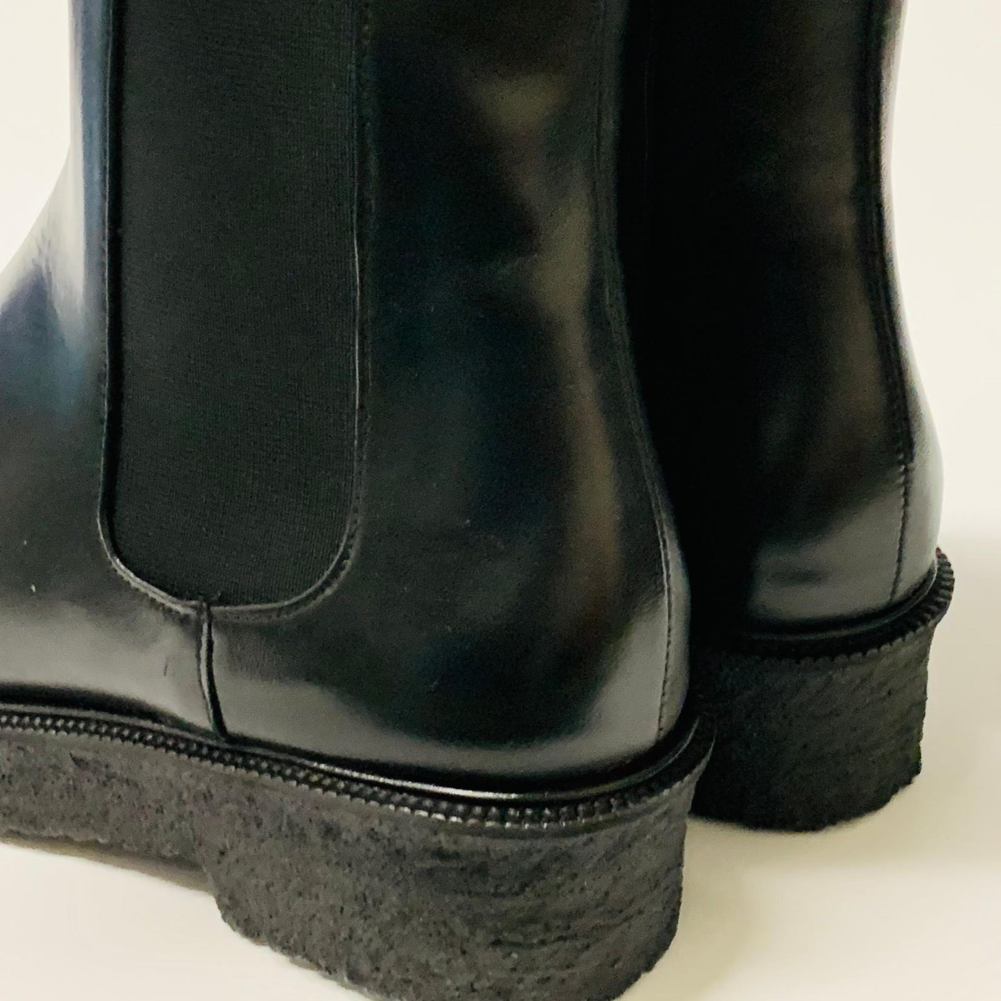 STAUD Ladies Black Palamino Gusset Chelsea Combat Bootie Boot Leather UK6 NEW