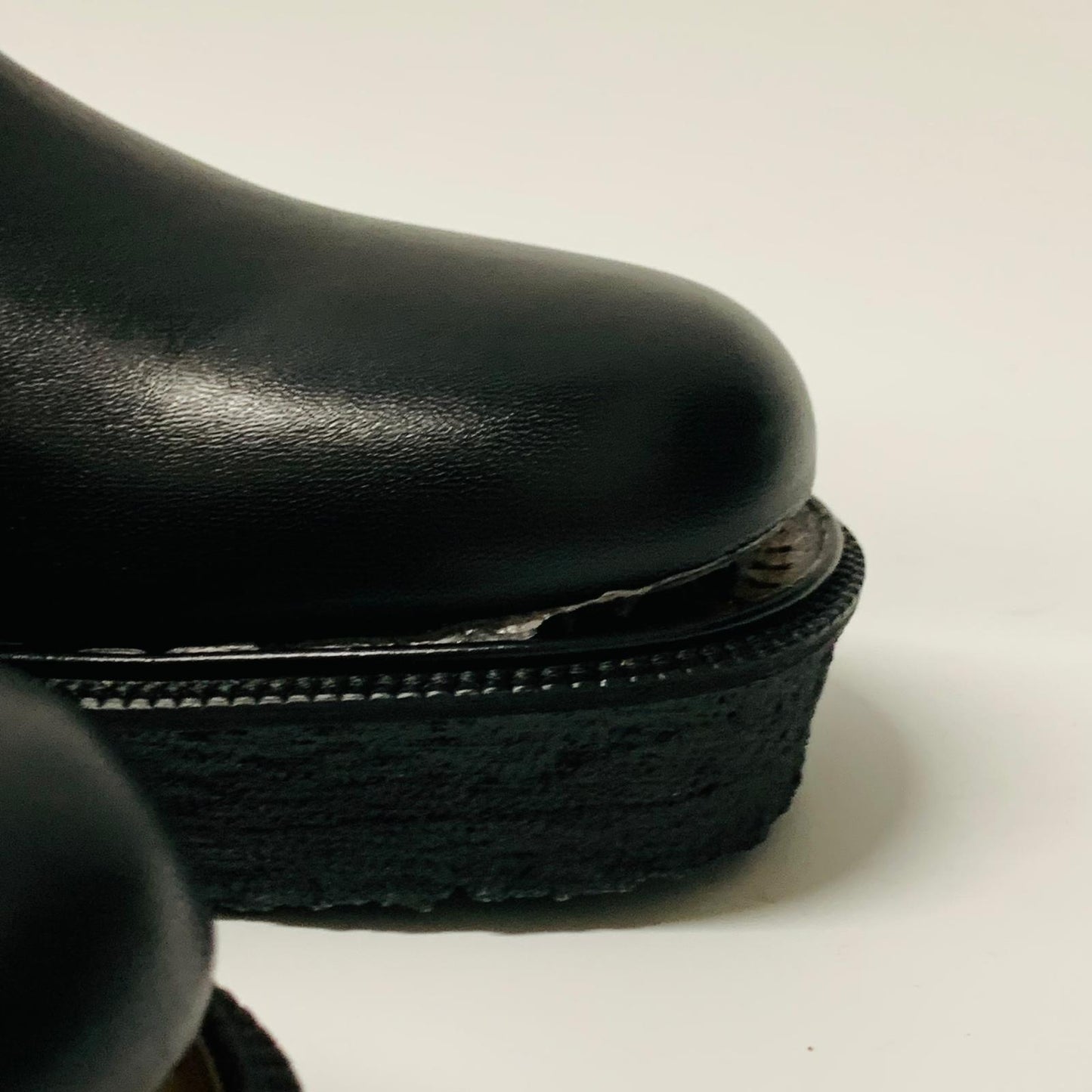 STAUD Ladies Black Palamino Gusset Chelsea Combat Bootie Boot Leather UK6 NEW
