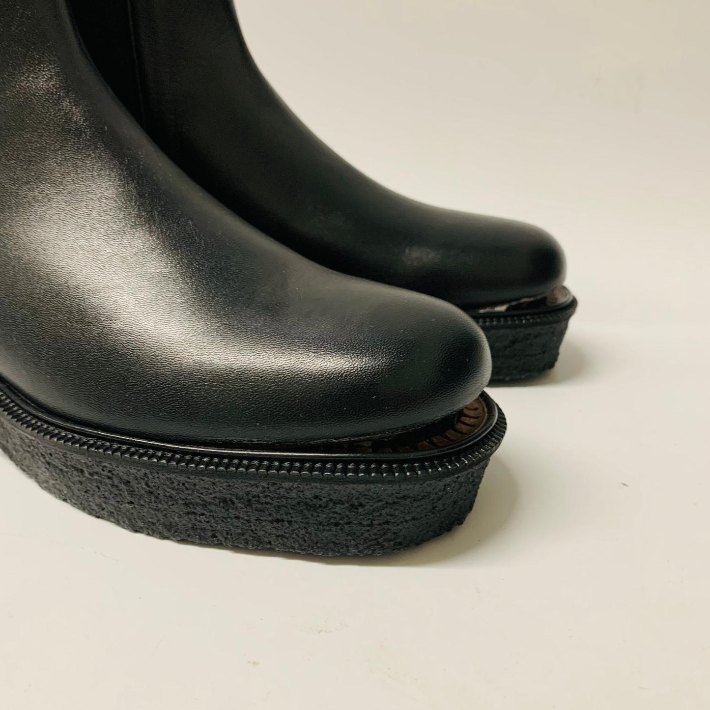 STAUD Ladies Black Palamino Gusset Chelsea Combat Bootie Boot Leather UK6 NEW