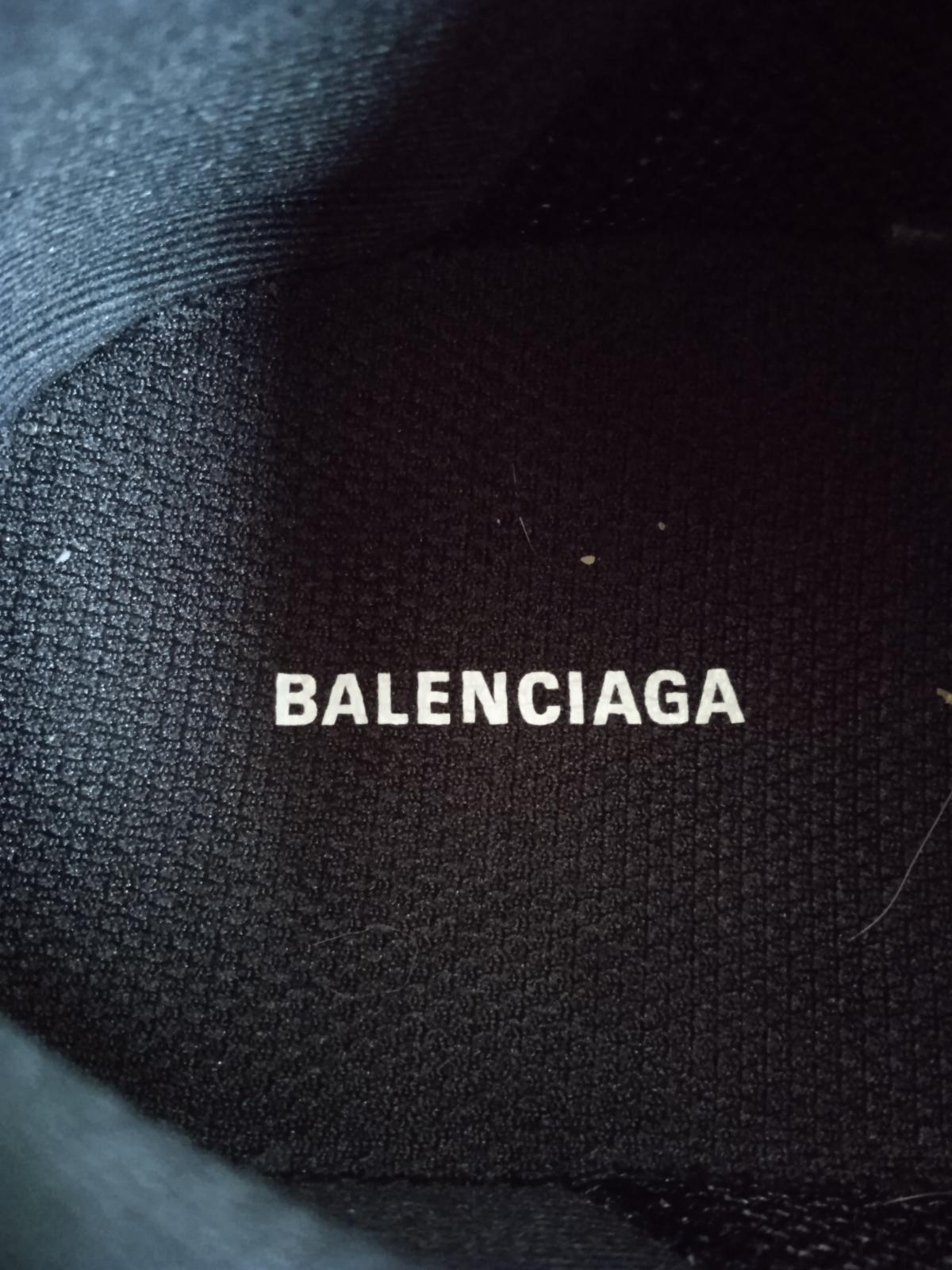 BALENCIAGA Men's Black Mesh Lace-Up Low Top Track 3 Trainers Size EU42 UK8 NEW