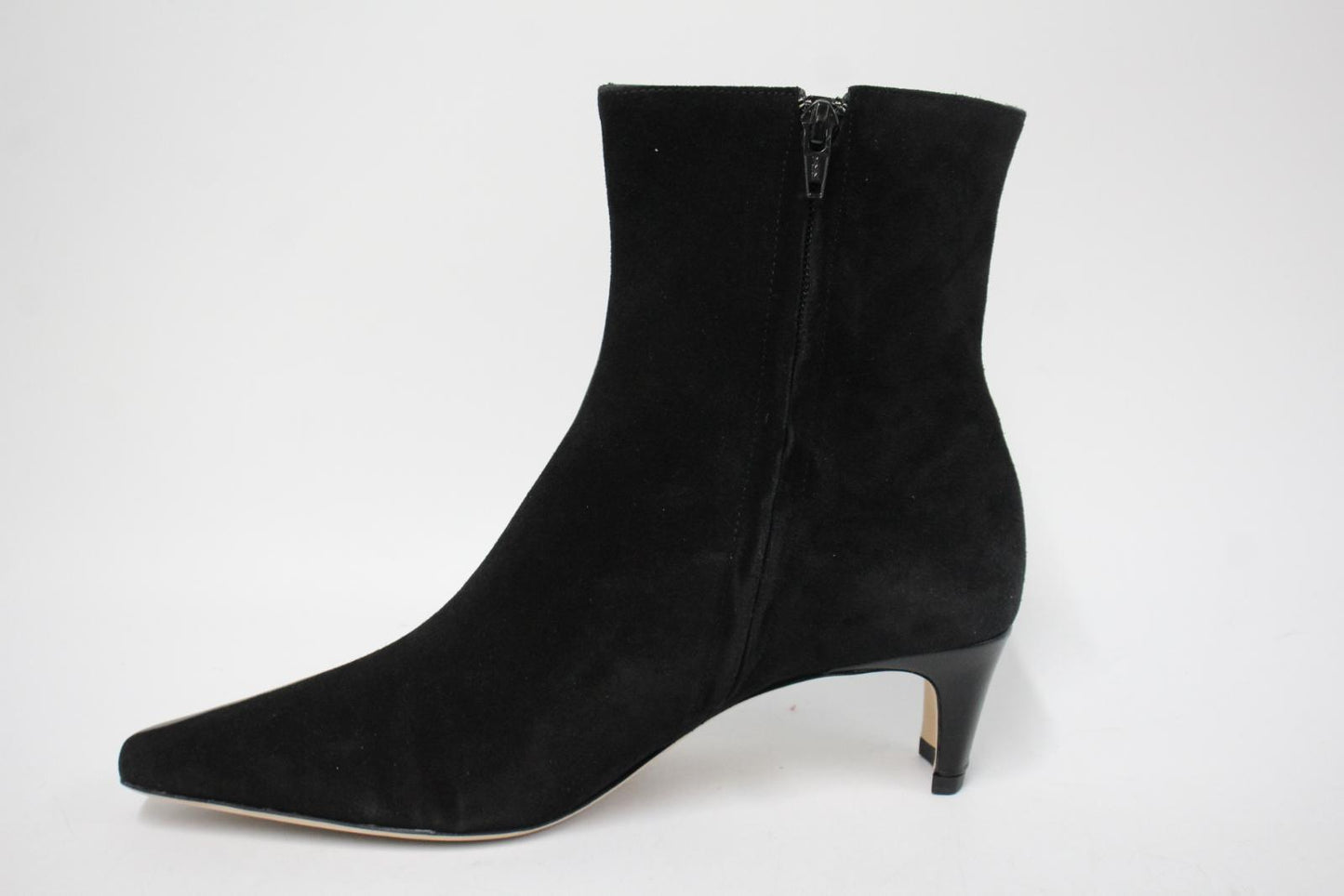 STAUD Ladies Black Leather & Suede Wally Split Ankle Boots EU40 UK7 NEW